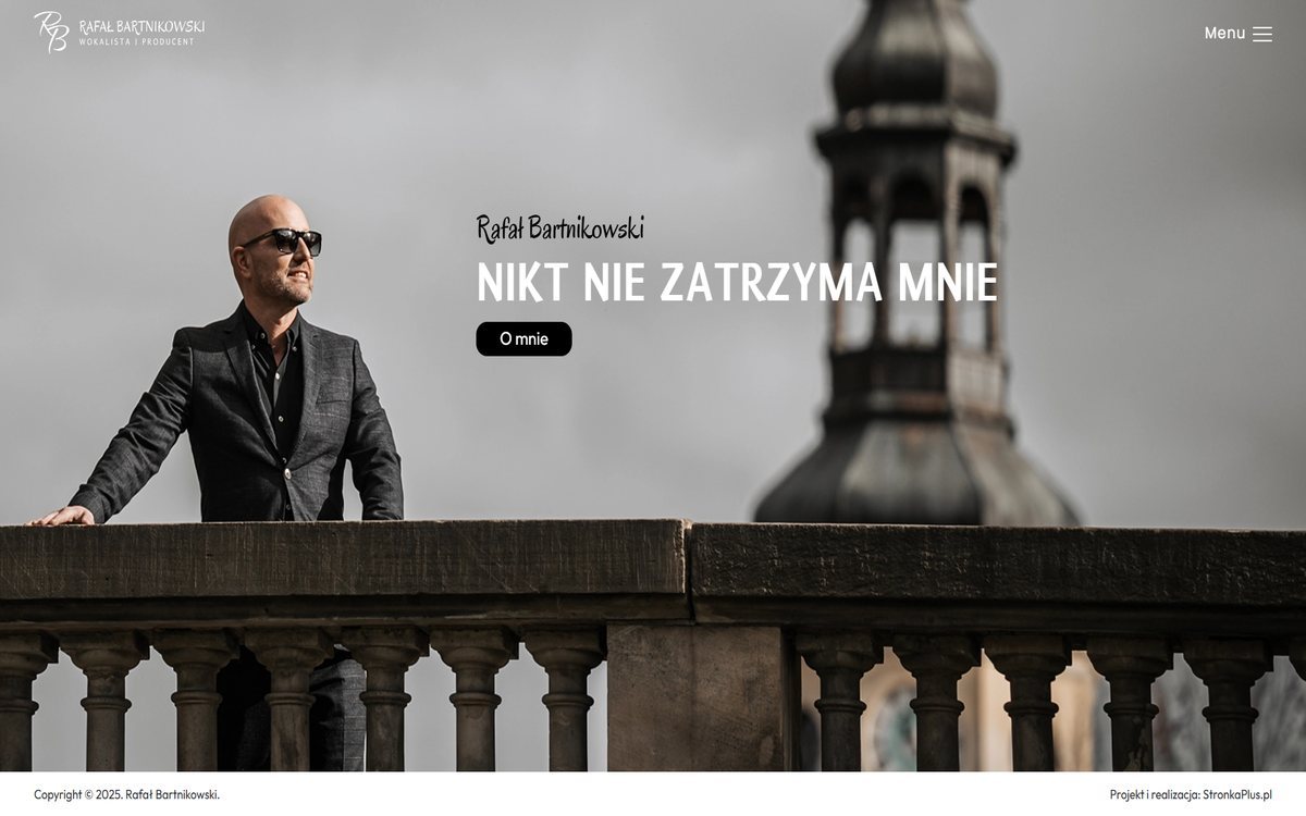 Projekt strony internetowej rafalbartnikowski.pl – realizacja TOPklik